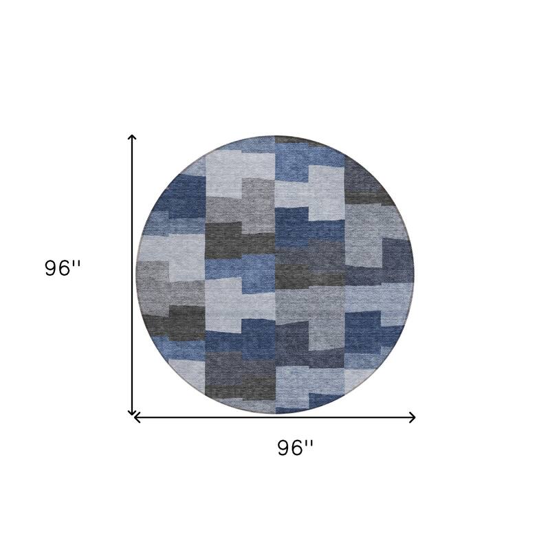 HomeRoots Geometric Transitional Rectangle Outdoor Rug