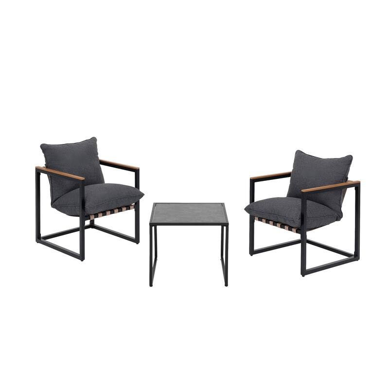 Outdoor Patio Conversation Set with Coffee Table
