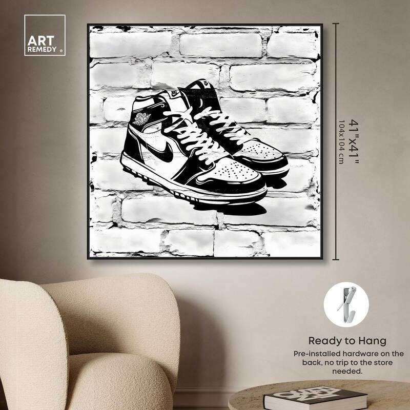 Brick City Jordans Canvas by Art Remedy