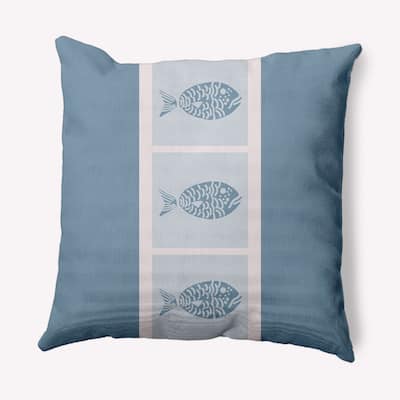 Fish Chips Nautical Decorative Indoor Pillow