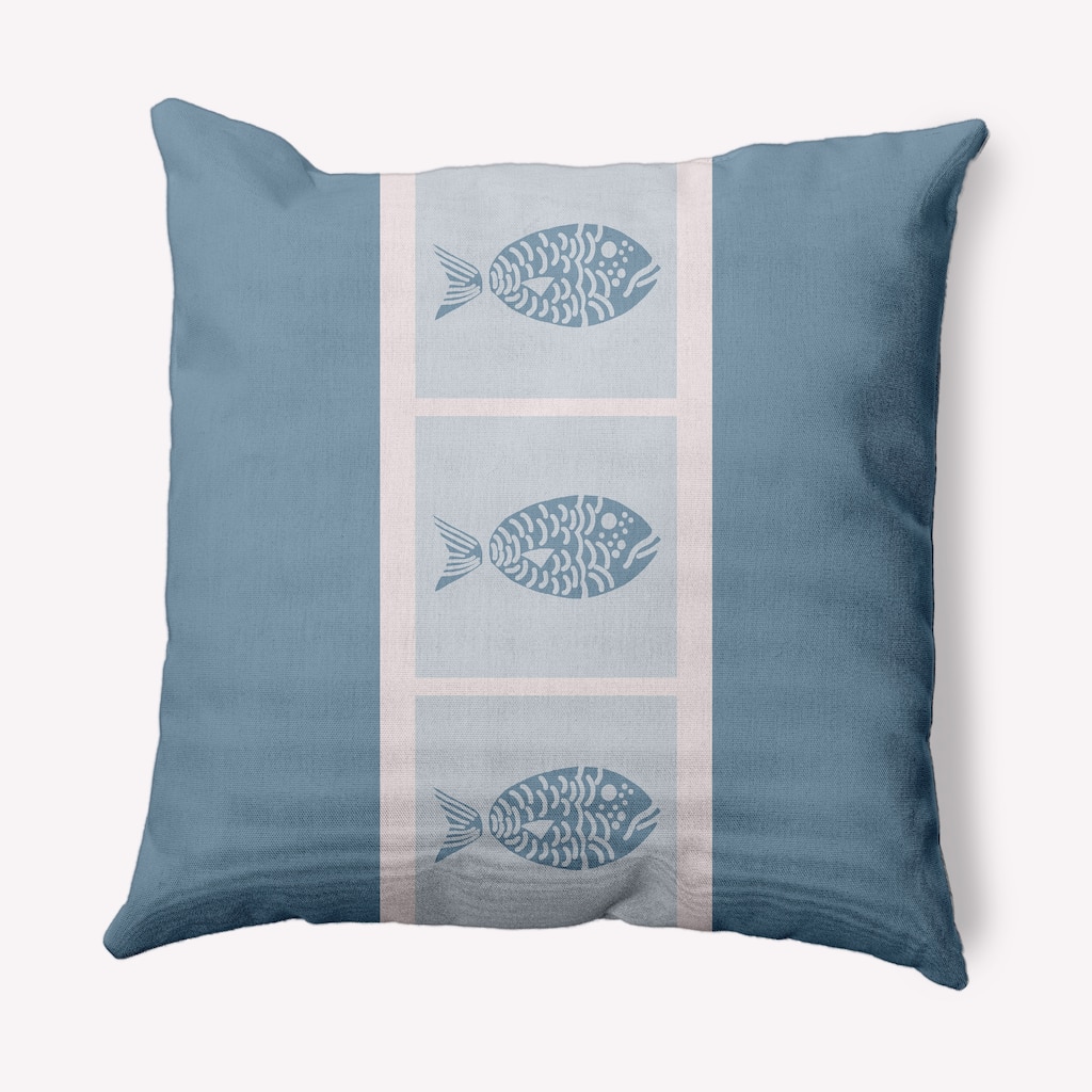Fish Chips Nautical Decorative Indoor Pillow
