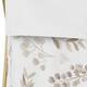 Floral Leaf Laundry Hamper - Ivory Cream Beige Taupe White Gender Neutral Boho Watercolor Botanical Flower Woodland Tropical
