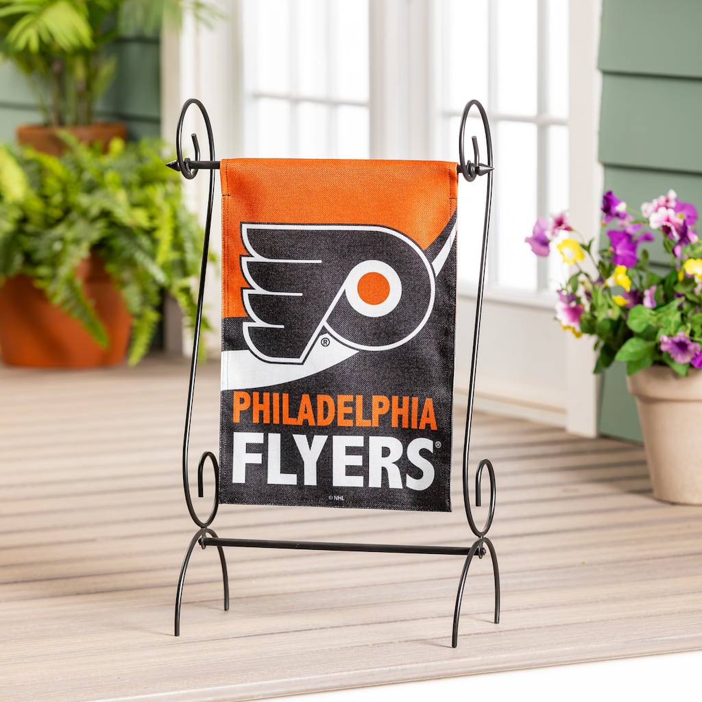 Philadelphia Flyers Burlap Flag Garden Size