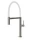 preview thumbnail 15 of 24, STYLISH Stainless Steel Single Handle Pull Out Kitchen Faucet 360 Swivel White