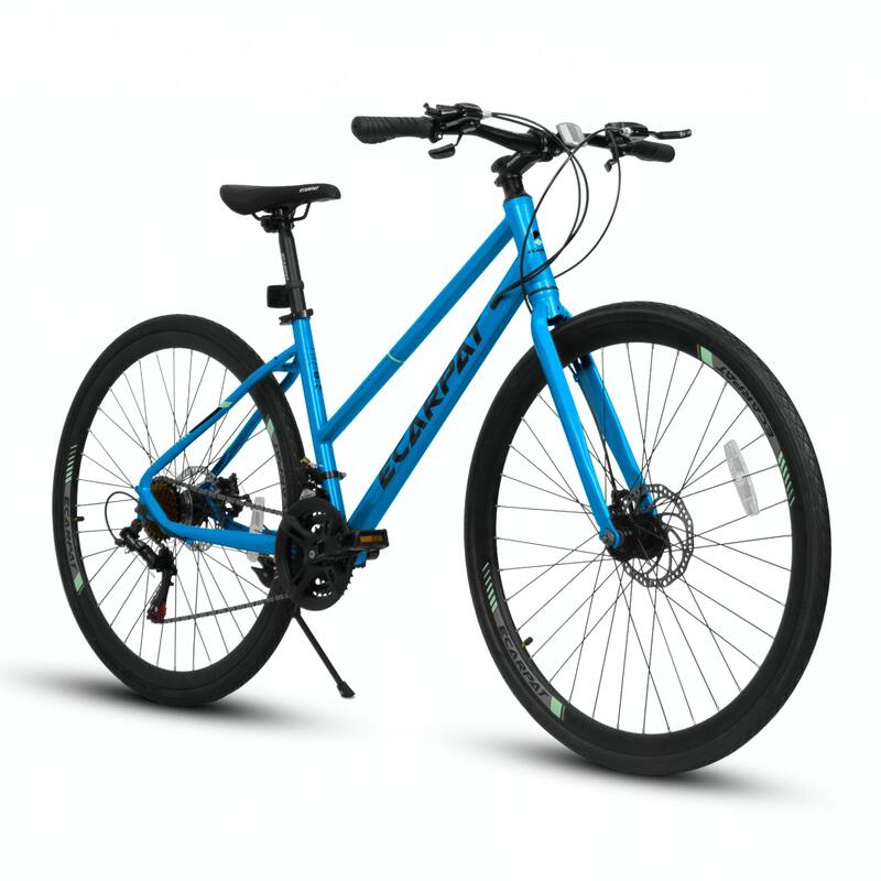 700Cx35 Road Bike with Aluminum Alloy Wheels, 21-Speed Gear System