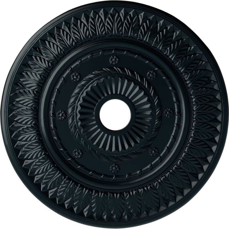 26 3/4"OD x 3 5/8"ID x 1 1/8"P Leaf Ceiling Medallion