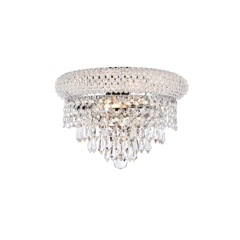 Fleur Illumination 2 light Chrome Wall Sconce