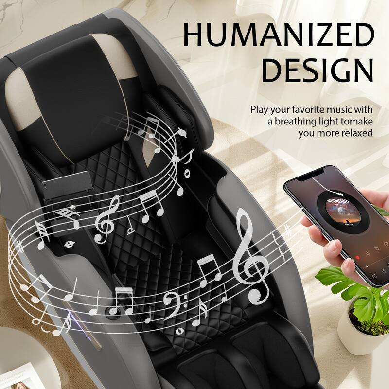 GDFStudio - Jay Luxury Massage Chair Zero Gravity Massage Chair - Full-Body Relief & Comfort