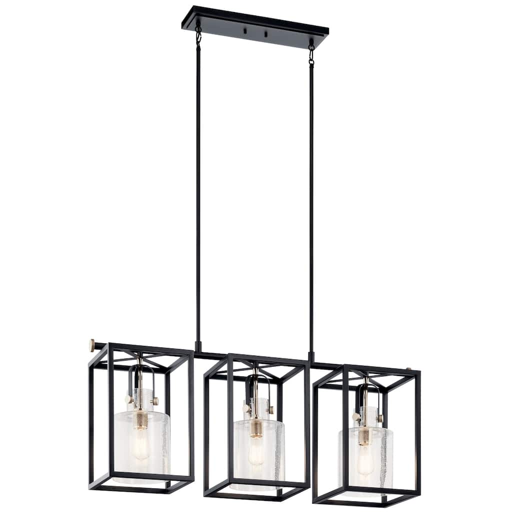 Kichler Lighting Kitner 3-Light Chandelier Polished Nickel