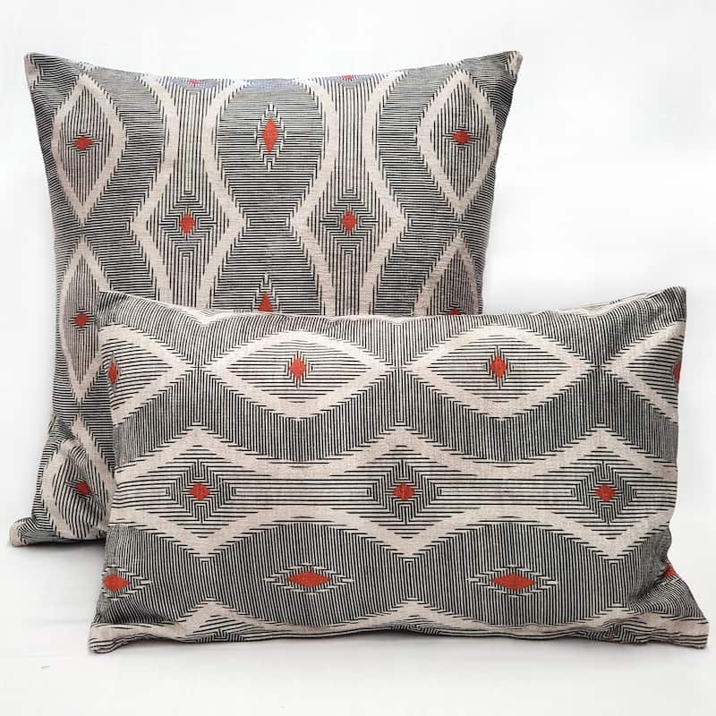 Desmond Red Diamond 12x20 Throw Pillow