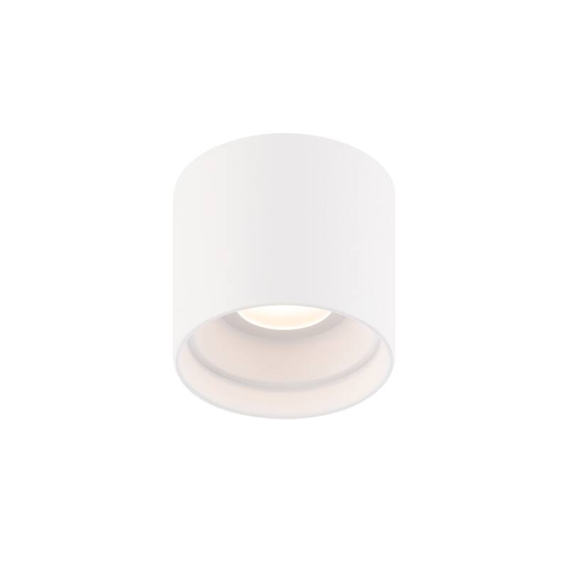 Downtown 5in LED Round Flush Mount 3-CCT - 3000 - White