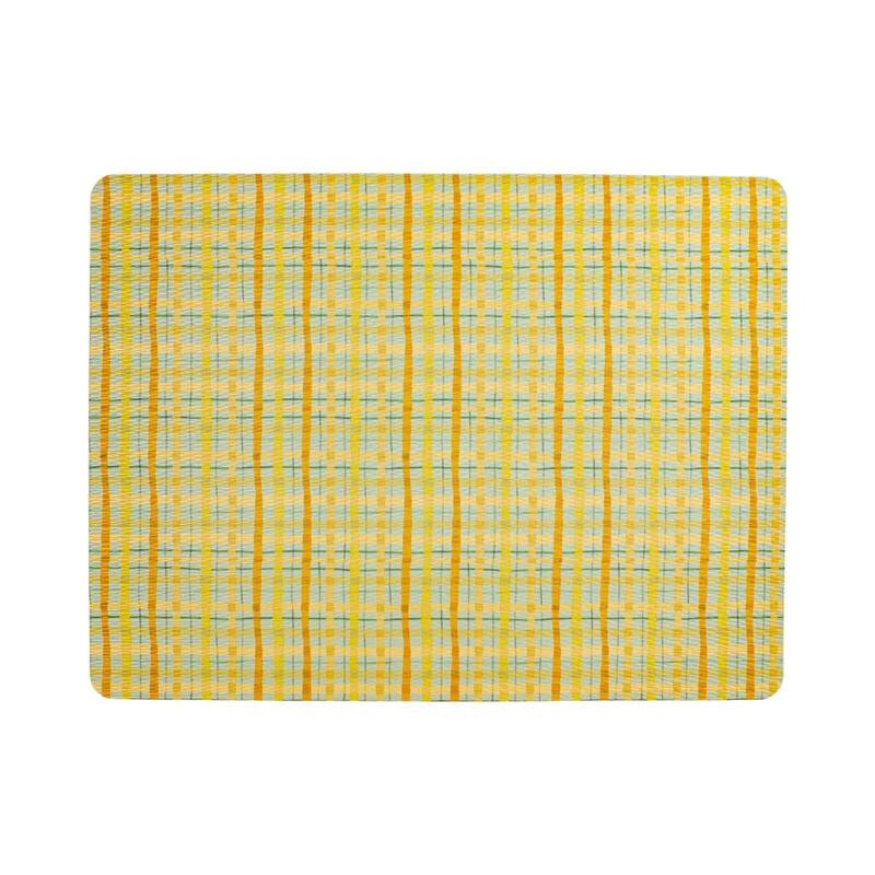 Frieling EveryDay Rectangular Placemat - Yellow Plaid