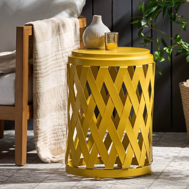 Vibrant Patio Side Table