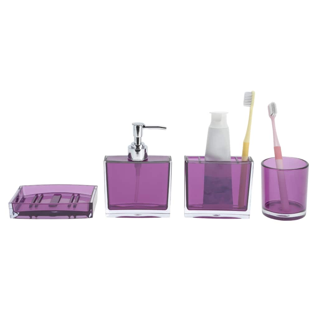 1 Set Lightweight Bathroom Accessories Set for Bathroom Vanities