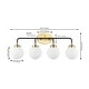 preview thumbnail 58 of 154, JONATHAN Y Bevin Contemporary Transitional Iron/Glass LED Vanity Light