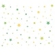 preview thumbnail 9 of 10, Walplus Green Yellow Stars Wall Sticker Home Decor Minimalist Decal