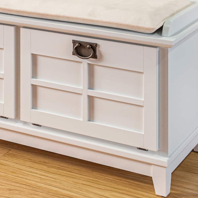 The Gray Barn Old Stone Upholstered Storage Bench
