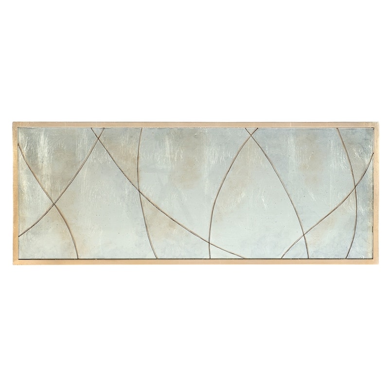 Hooker Furniture 628-85632 Melange 46" Wide Metal, Glass Accent