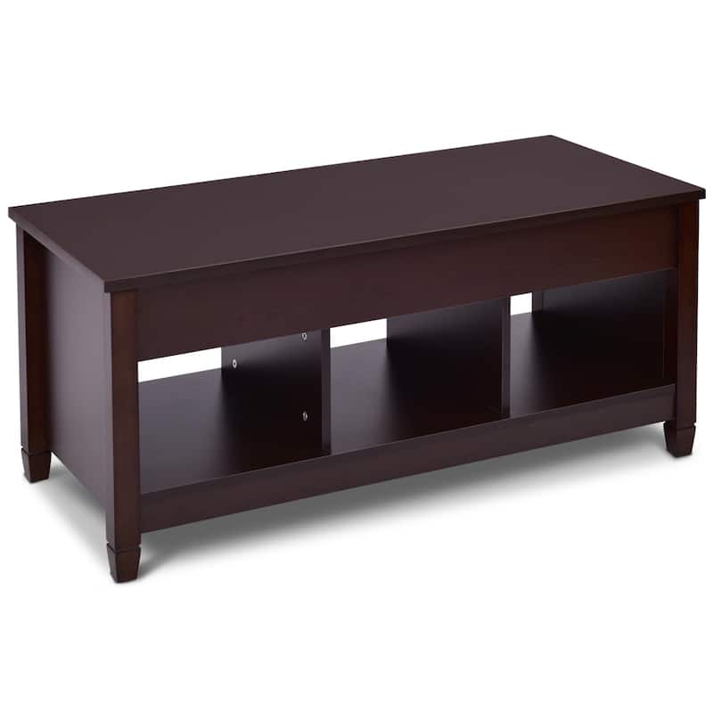 Lift-top Coffee Table with Hidden Compartment - Bown