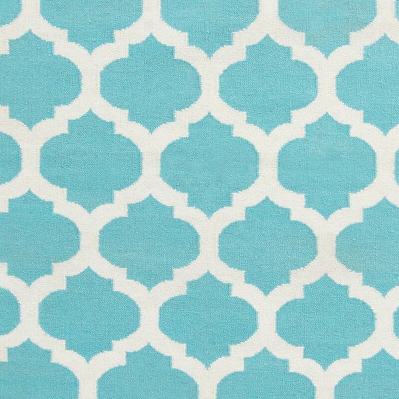 Hand-woven Samick Moroccan Trellis Flatweave Wool Runner Area Rug