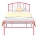 preview thumbnail 5 of 23, VECELO Kids Bed Frame with Headboard & Metal Slat,Twin Size Bed Set of 2