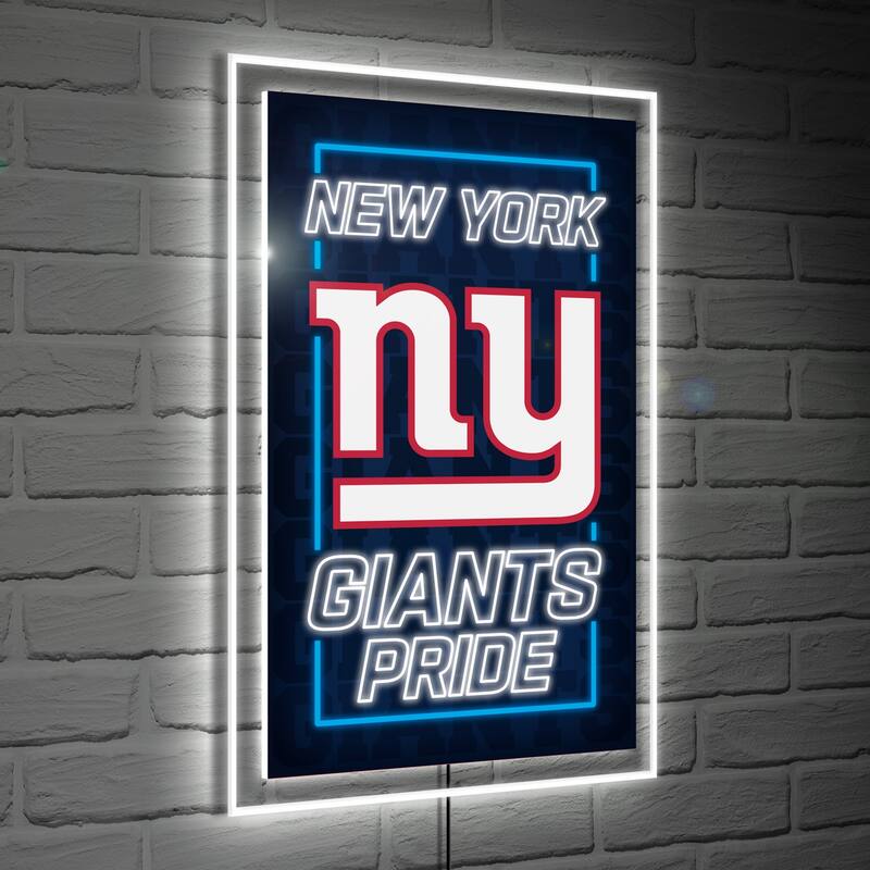 New York Giants LED Lighted Sign - Pearl