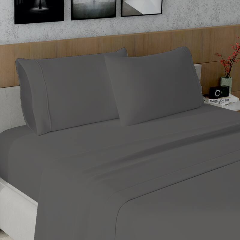 Purity Home 400TC 100% Cotton Super-Soft Pillowcase Set