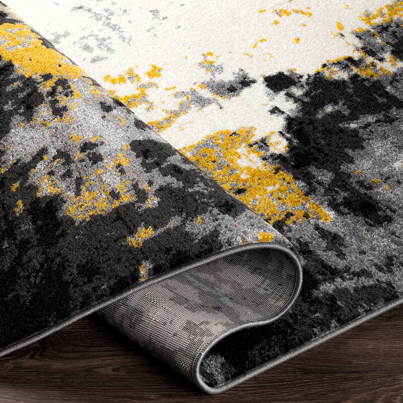Avery Abstract Watercolor Area Rug