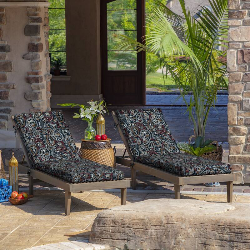 ARDEN Outdoor Chaise Lounge Cushion