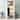 31.5" 2-Door Wooden Armoire with Hanging Rod, LED Lights and 4 Storage Shelves