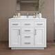 Option White / White Quartz Top / Brushed Nickel Hardware