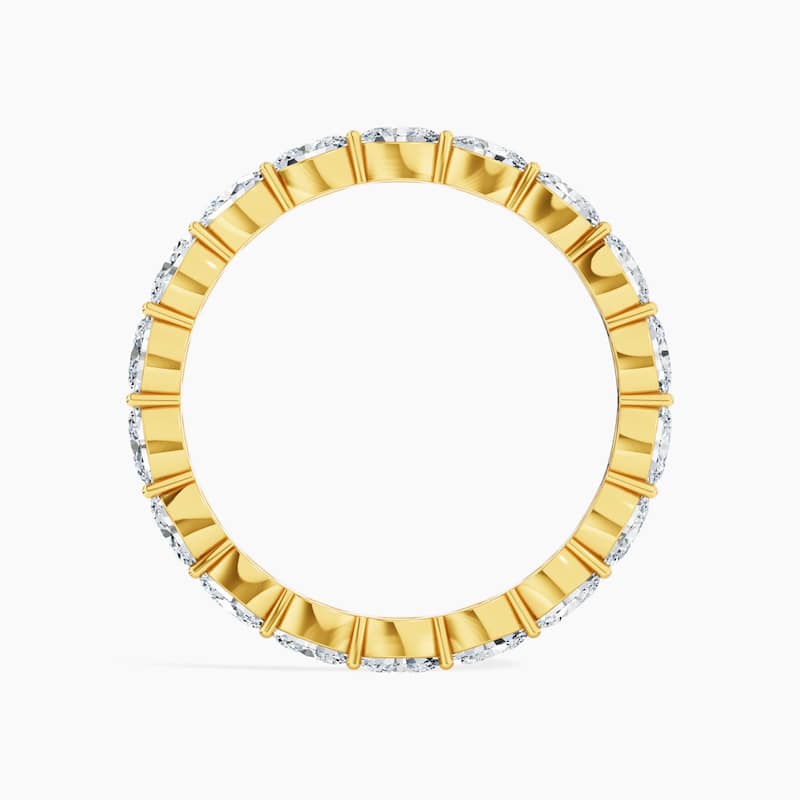 Auriya 14k Gold Oval East-West Lab Grown Diamond Eternity Band 1.80 - 7.50 ct. tw. (F-G, VS)