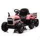 preview thumbnail 26 of 118, Luxury Electric Ride-On Tractor Toy for Children with Remote Control, Trailer, and LED Lights - 3-6 Years