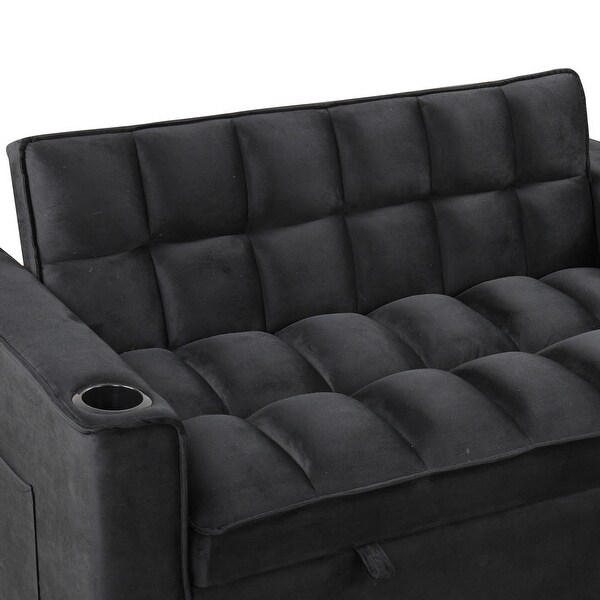 2 Seater Loveseats Sofa Couch, Pull-out Sleeper Sofa Bed 2 Seater Loveseats Sofa Couch, Pull-out Sleeper Sofa Bed