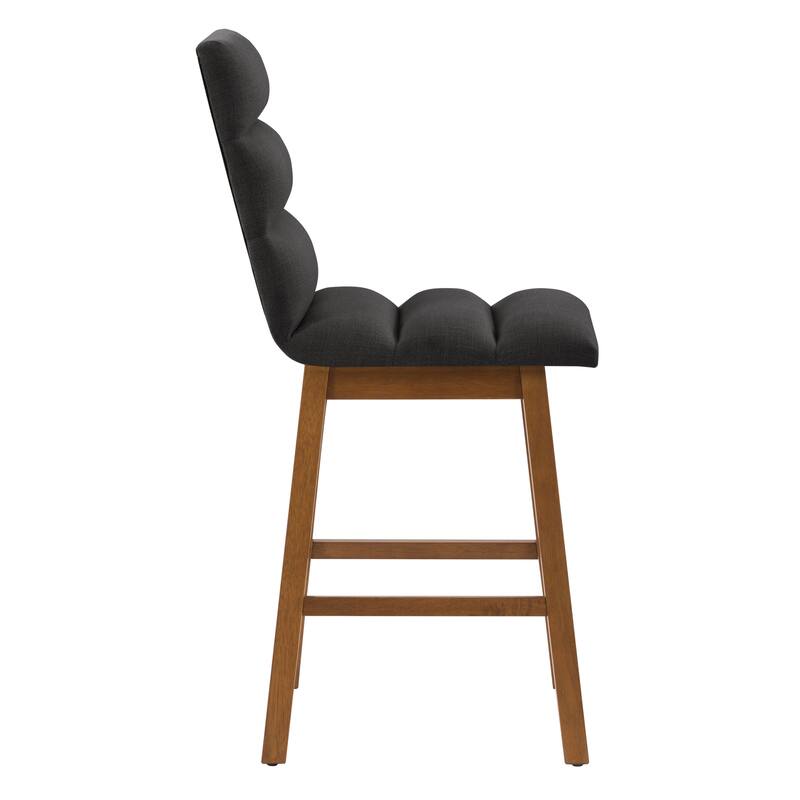 Lilibet Upholstered Counter Height Bar Stools, Set of 2