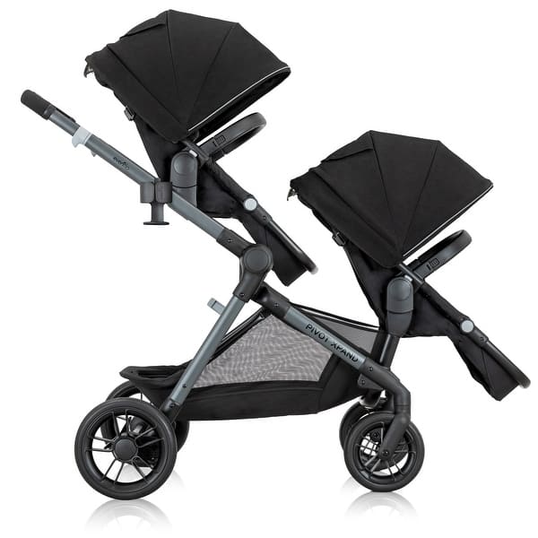graco stroller fastaction Fold Jogging Click Connect Stroller, 2017, Pink/black Color:Matte Rise pat-Stripe Accepts all Graco infant * BUGABOO DONKEY BASSINET