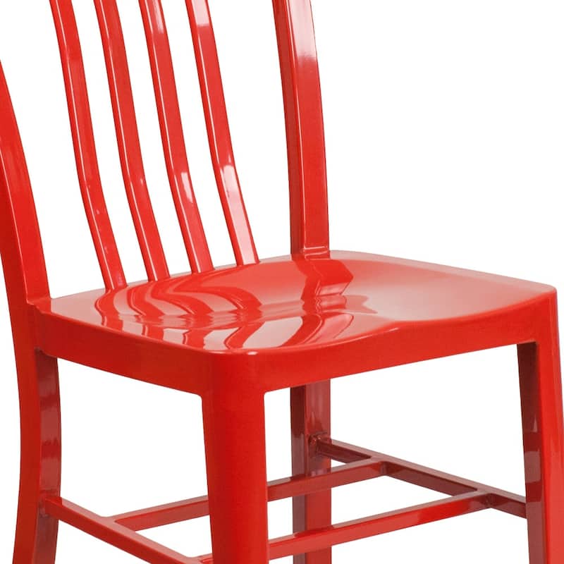 Metal Indoor-Outdoor Chair - 15.5"W x 20"D x 33.25"H