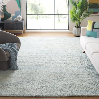 SAFAVIEH Handmade Casablanca Shag Rhiain Wool Rug