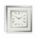 preview thumbnail 25 of 31, White MDF Glam Wall Clock No Theme 20 x 20 x 2