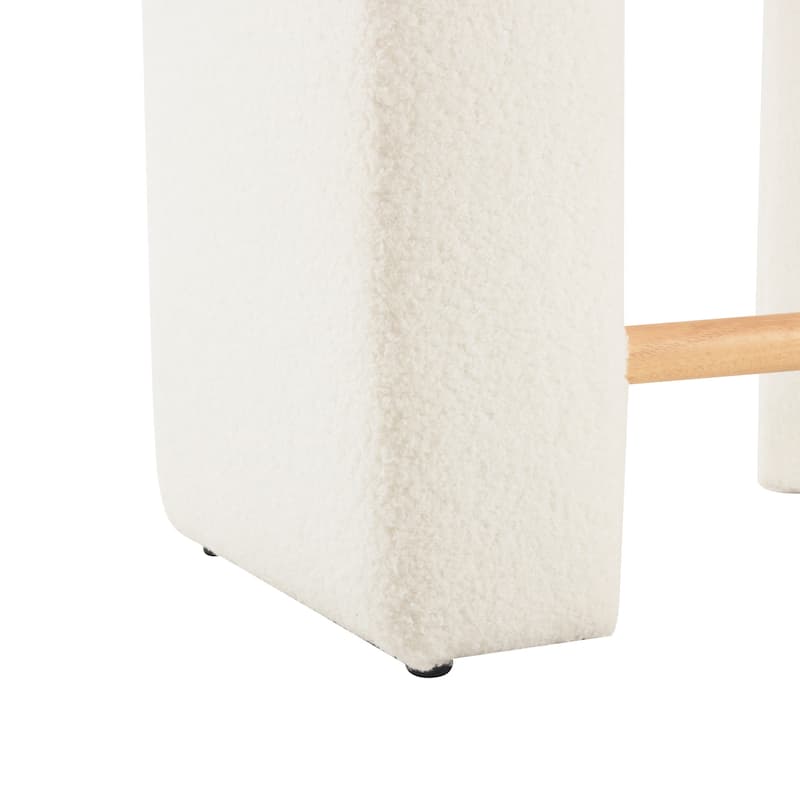 Modern 24 " Set of 2 Dining Chairs with Plush Cushioned Seats Wooden Legs for Kitchen Island Dining Room Living Room Bedroom