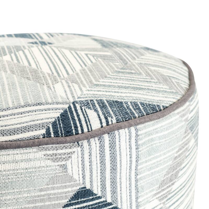 Prisma Navy Tall Pouf