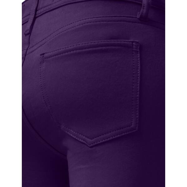 Shop Ne People Womens Comfortable Colorful Skinny Capri Pants