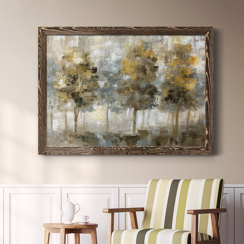 Linen Trees-Premium Framed Canvas - Ready to Hang