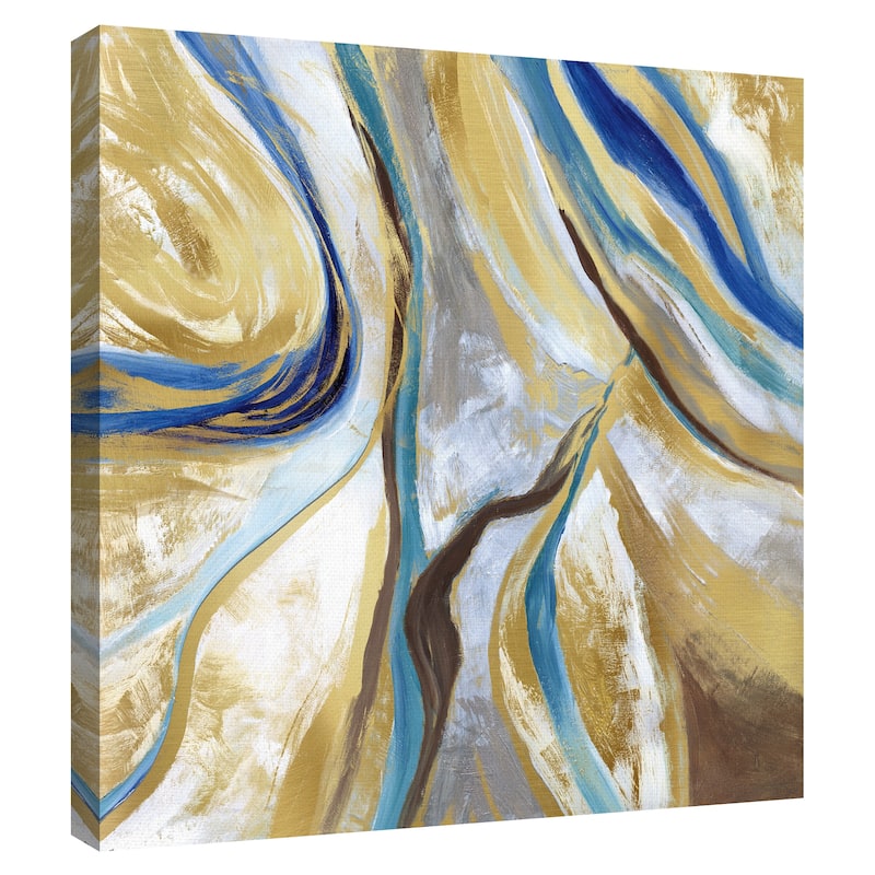 Agate & Gold II by Nan Canvas Art Print