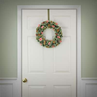 National Tree Company 18 in. Spring Pastel Floral Wreath - 18 in