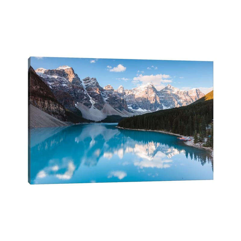 iCanvas "Moraine Lake Sunrise, Banff National Park" by Matteo Colombo Canvas Print