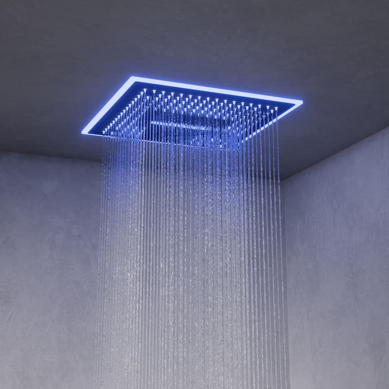 GRANDJOY LED Music Shower System 16" Showerhead