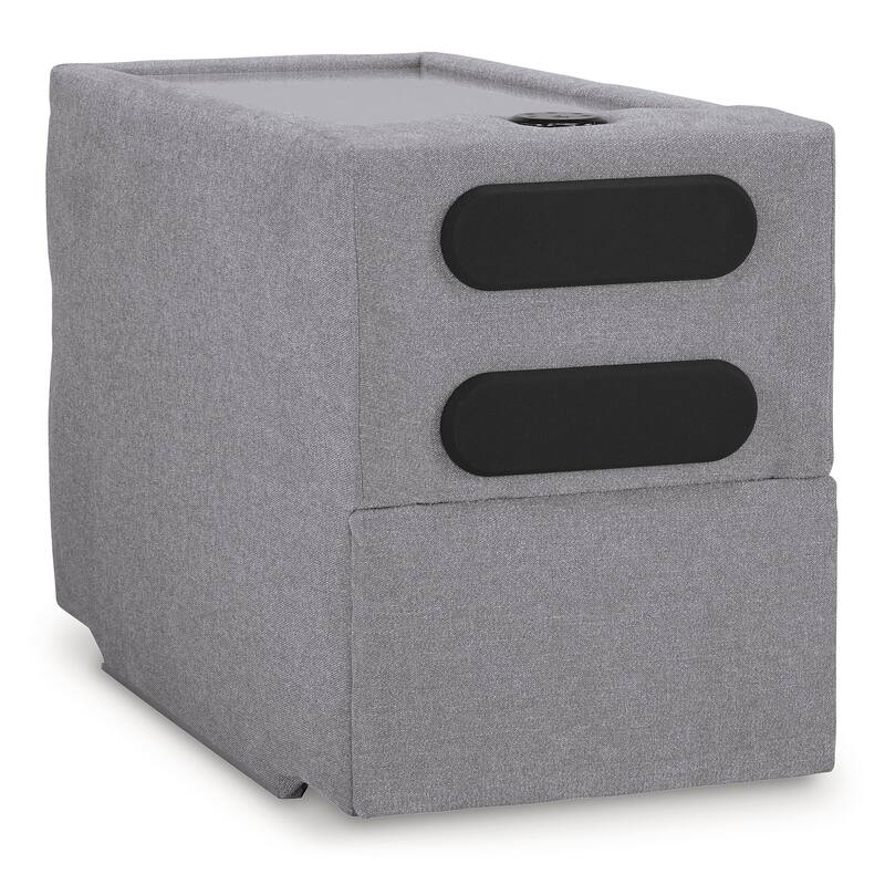 Signature Design by Ashley Modmax 6-Piece Sectional with Audio Console - 139" W x 86" D x 36" H