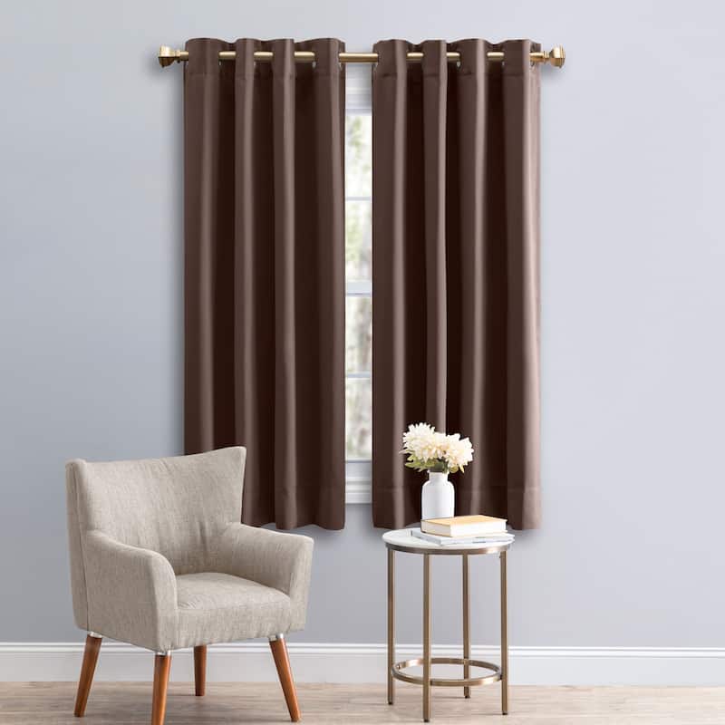 Ultimate Blackout 54-Inch Short Length Grommet Curtain Panel