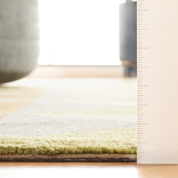SAFAVIEH Handmade Genre Dvorah Mid-Century Modern Wool Rug